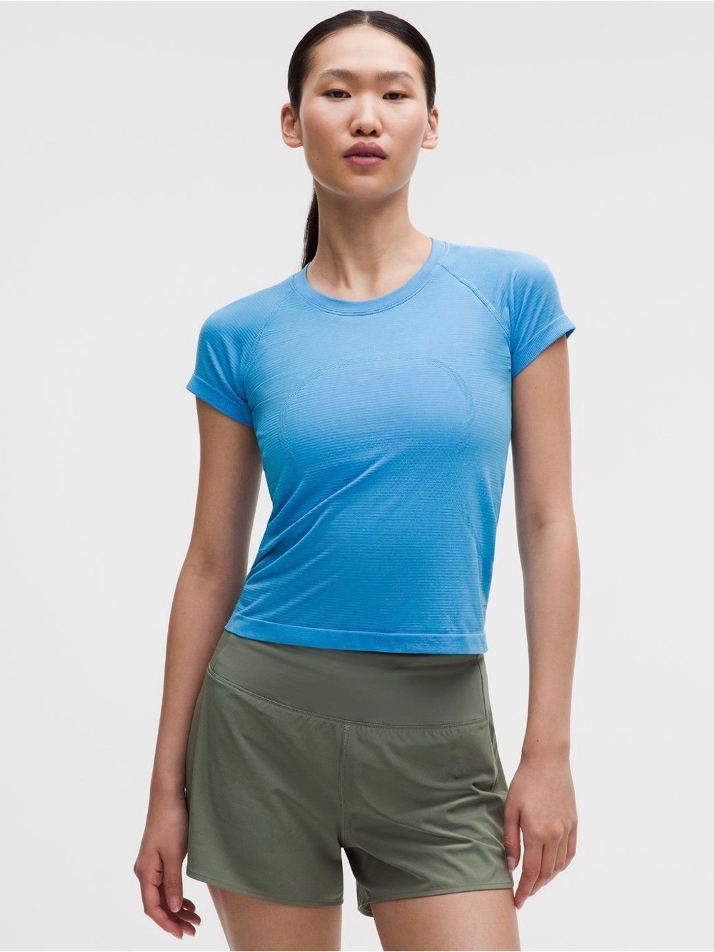 NWT Lululemon Swiftly Tech Cropped Short Sleeve 2.0 Size 4